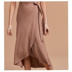 Aritzia Wilfred Eleta Tie Waist Skirt